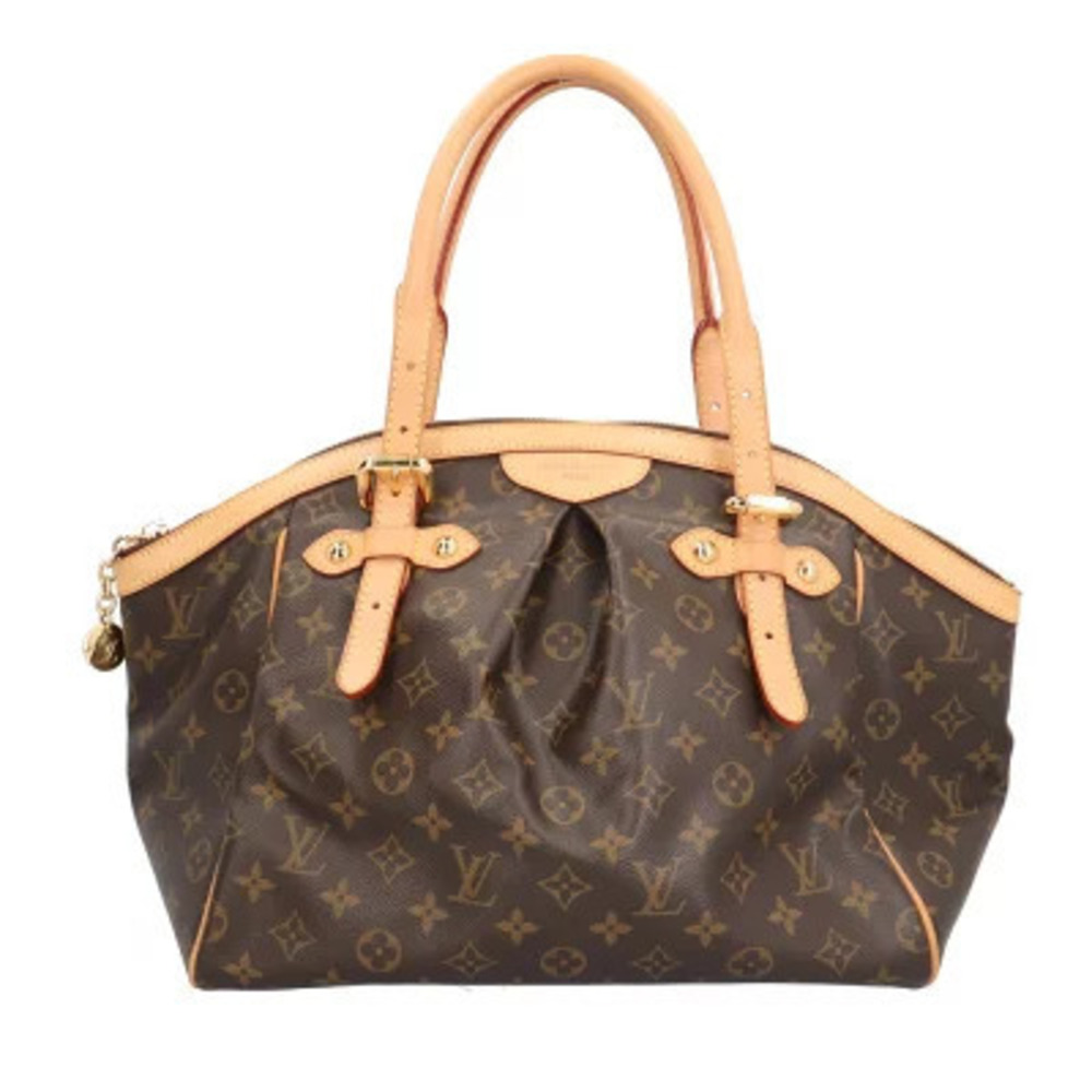 Louis Vuitton Tivoli Monogram Shoulder Bag Canvas Brown
